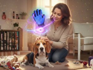 Rękawica do czesania psa