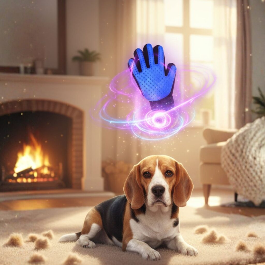 Rękawica do czesania beagla